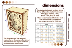 Decorative Box with Pegasus Fantasy Scene - Laser Cut File Product Image 9