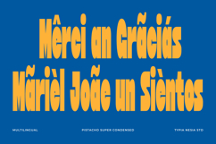 Pistacho - Bold Retro Super Condensed/ Tall Font Product Image 3