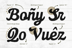 Astera Mototype - Rough Vintage Hand Drawn Script Font Product Image 3