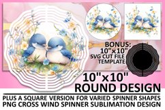 Charming Feathered Spinners: Watercolor Designs Product Image 1
