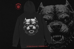 10 Bundle Dark Art Pitbull Dog Beast Fangs Angry Scary Product Image 4