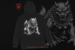 10 Bundle Dark Art Komainu Statue Japanese Lion Dog Gurdian Product Image 4