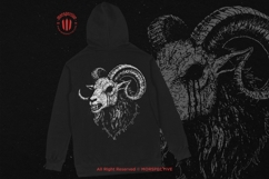 10 Bundle Dark Art Demon Head Skull Devil Baphomet Goat Product Image 4