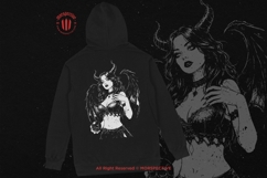 10 Bundle Dark Art Lady Demon Women Devil Horn Satanic Wing Product Image 4