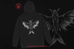10 Bundle Dark Art Flying Fish with wings Aquatic Ocean Product Image 4