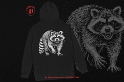 10 Bundle Dark Art Racoon Scary Gothic Horror Animal Tattoo Product Image 4