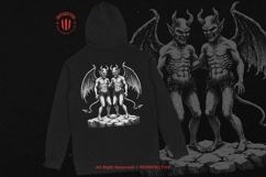 10 Bundle Dark Art Gemini Symbol Twin Zodiac Skull Demon Product Image 4