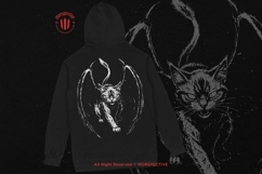 10 Bundle Dark Art Cat Wing Kitten Claws Fur Meow Demon Product Image 4