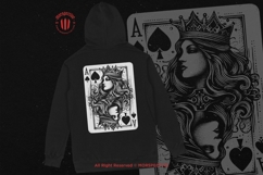 10 Bundle Dark Art Spade Cards King Queen Skull Playing Card Product Image 4