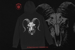 10 Bundle Dark Art Goat Skull Head Bones Demon Horror Tattoo Product Image 4