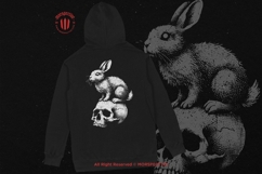 10 Bundle Dark Art Rabbit Skull Bunny Horror Gothic Tattoo Product Image 4