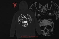 10 Bundle Dark Art Skull Bat Demon Horror Scary Animal Product Image 4