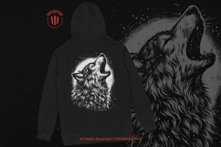 10 Bundle Dark Art Wolf Howling Beast Fangs Werewolf Skull Product Image 4