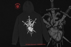 10 Bundle Dark Art Dagger Heart Stab Bleeding Wings Horror Product Image 4