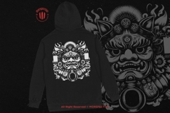 10 Bundle Dark Art Japanese Daruma Hannya Demon Mask Tattoo Product Image 4