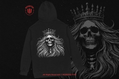 10 Bundle Dark Art Skull Queen Crown Royal Girl Woman Tattoo Product Image 4