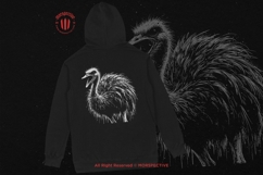 10 Bundle Dark Art Ostrich Bird Animal Savannah wild wings Product Image 4