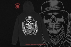 10 Bundle Dark Art Cholo Gangster Mafia Skull Tattoo Fedora Product Image 4
