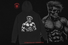 10 Bundle Dark Art Skull Bodybuilder Gym Muscle Workout Product Image 4
