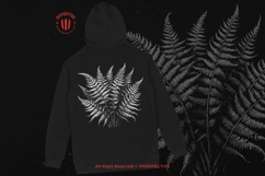 10 Bundle Dark Art Fern Plant Wild Leaf Botanical Horror Product Image 4