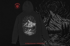 10 Bundle Dark Art Mountain Landscape Night Forest River Product Image 4