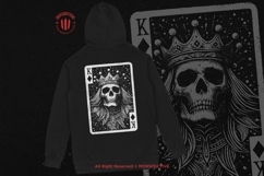 10 Bundle Dark Art Diamond Card King Queen Skull Playing Product Image 4