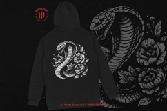 10 Bundle Dark Art Cobra Snakes with Floral Rose Viper Product Image 4