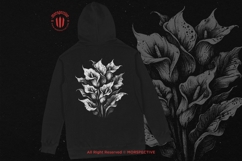 10 Bundle Dark Art Aglonema Botanical Flower Floral Leaf Product Image 4