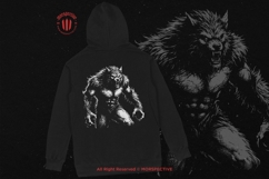 10 Bundle Dark Art Warewolf Monster Face Horror Tattoo Product Image 4