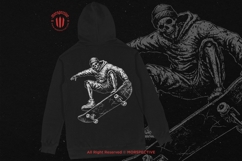 10 Bundle Dark Art Skull Skate Trick Death Ride Street Jump Product Image 4