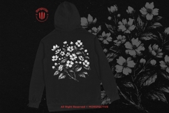 10 Bundle Dark Art Jasmine Flower White Flower Bouquet Product Image 4