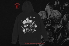 10 Bundle Dark Art Orchid Flower Tropical Floral Botanical Product Image 4