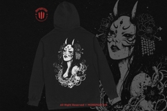 10 Bundle Dark Art Geisha Mask Girl Japanese Oriental Women Product Image 4