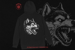 10 Bundle Dark Art Husky Dog Wolf Animal Beast Scary Tattoo Product Image 4