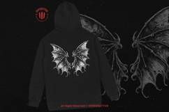10 Bundle Dark Art Bat Wings Demon Gothic Devil Wings Horror Product Image 4