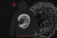 10 Bundle Dark Art Skull Surf Wave Surfing Beach Surfboard Product Image 4