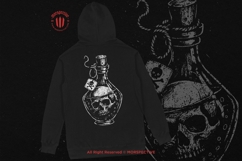 10 Bundle Dark Art Skull Potion Elixir Poison Death Water Product Image 4
