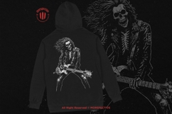 10 Bundle Dark Art Death Guitarist Skull Rock n Roll Music Product Image 4
