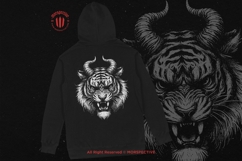 10 Bundle Dark Art Tiger Horn Beast Predator Big Cat Jungle Product Image 4