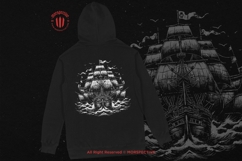 10 Bundle Dark Art Pirates Ship Boat Sail Sea Ghost Skull Product Image 4