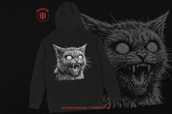 10 Bundle Dark Art Cats Gothic Horror Kitten Skeleton Skull Product Image 4