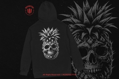 10 Bundle Dark Art Pineapple Skull Tropical Fruit Skull Product Image 4