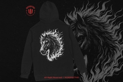10 Bundle Dark Art Horse Fire Burn Inferno Skull Animal Product Image 4