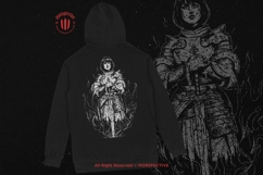 10 Bundle Dark Art Women Soldier Knight Warrior Fight Girl Product Image 4