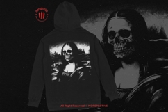 10 Bundle Dark Art Monalisa Skull Girl Scary Head Mona Face Product Image 4
