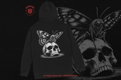 10 Bundle Dark Art Butterfly Insect Gothic Horror Skull Head Product Image 4