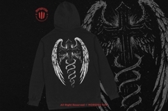 10 Bundle Dark Art Cross Wing Angel Symbol Faith Resurrecti Product Image 4