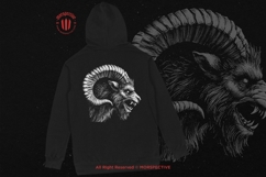 10 Bundle Dark Art Capricorn Goat Zodiac Head Baphomet Product Image 4