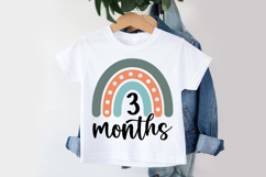 3 Months SVG | Baby Milestone SVG | Baby SVG | Newborn SVG Product Image 3
