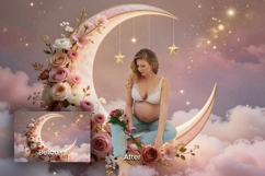 23 Moon Bloom Digital Backdrops Product Image 4